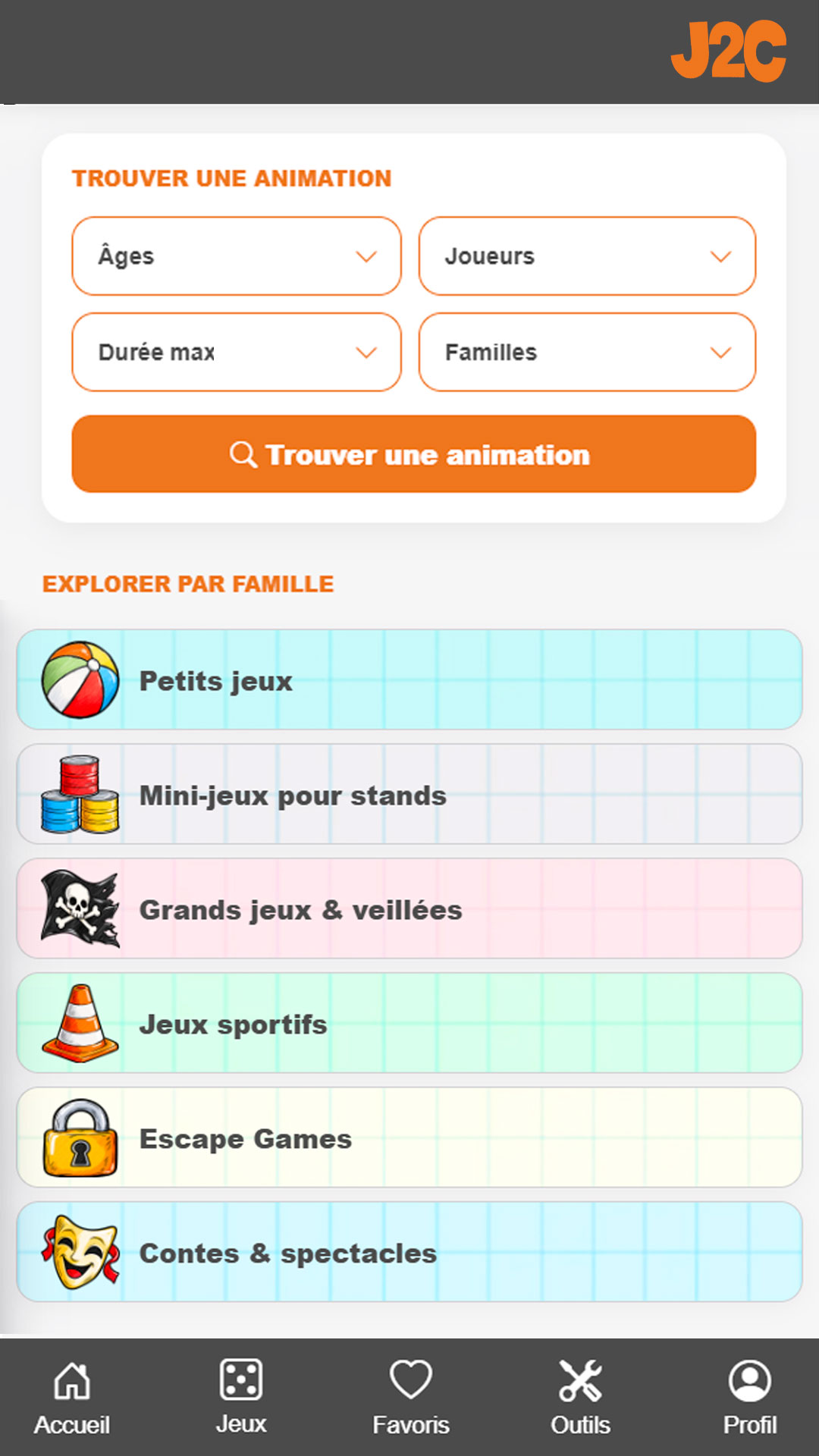 Explore les animations