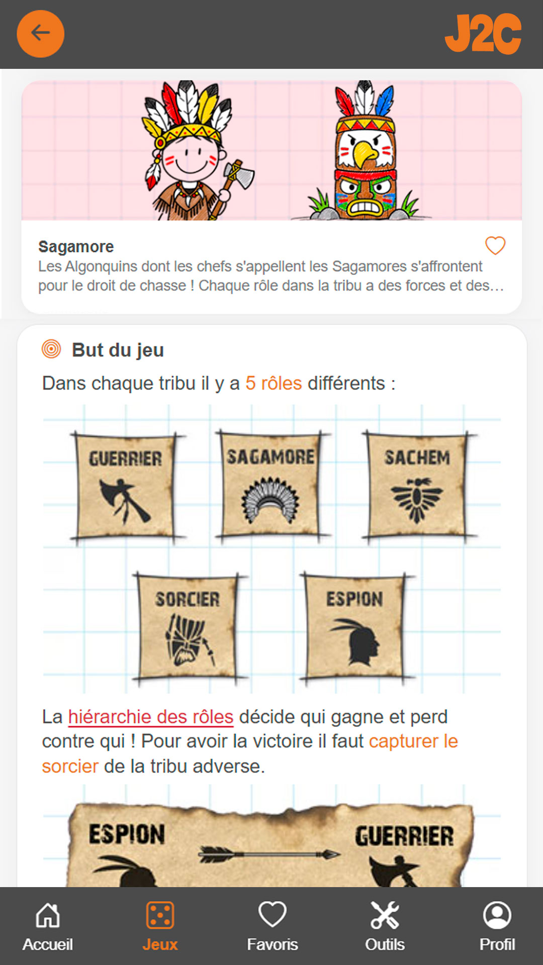Des fiches prêtes à jouer