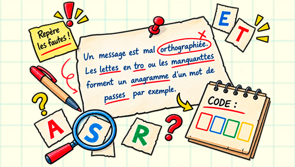Message avec des fautes