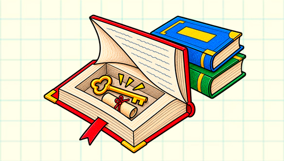 Livre avec une cachette