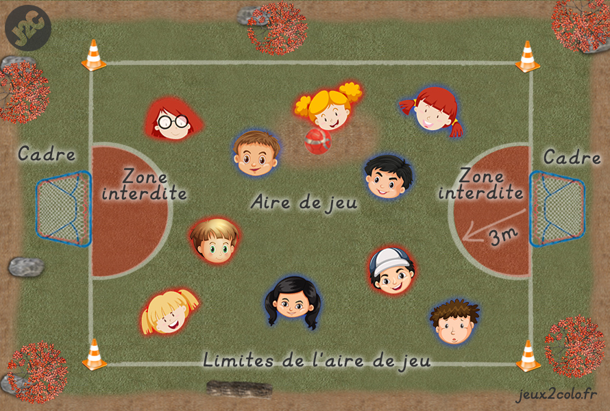 Tchouckball - Terrain de jeu