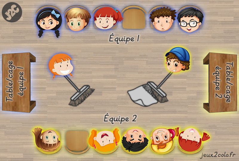 Hockey-Balai - Mise en place