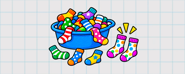 Chaussettes en pagaille
