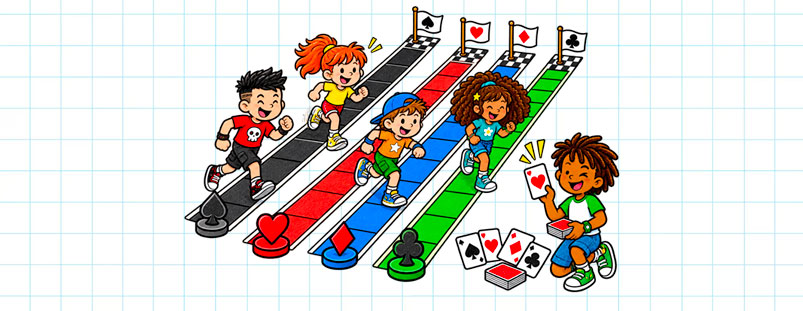 Course des cartes
