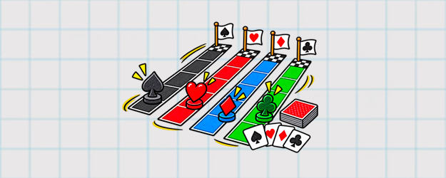 Course des cartes